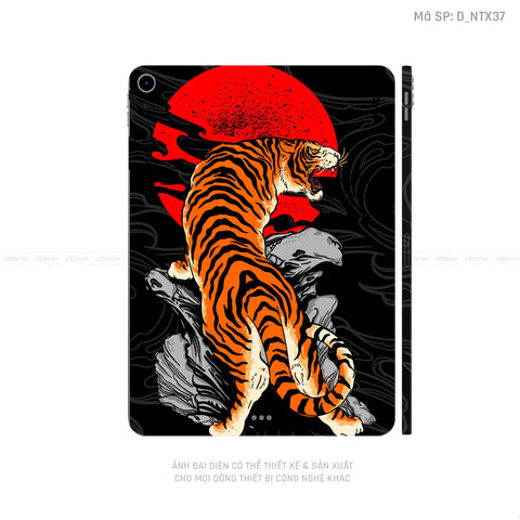 Dán Skin IPad Mini Series Hình Tattoo Hổ - Sói | D_NTX37