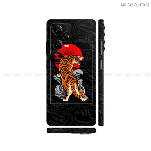 Dán Skin Xiaomi Redmi Note 12 Series Hình Tattoo | D_NTX37