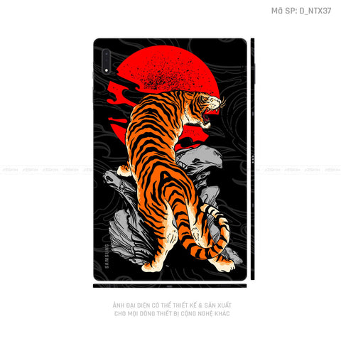 Dán Skin Galaxy Tab S7 Series Hình Hổ | D_NTX37