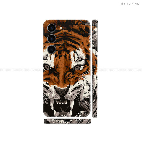 Dán Skin Galaxy S23 Series Hình Hổ | D_NTX38