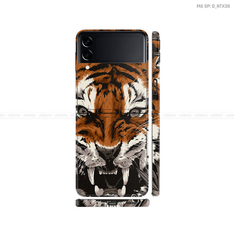 Dán Skin Galaxy Zflip3 Hình Hổ | D_NTX38