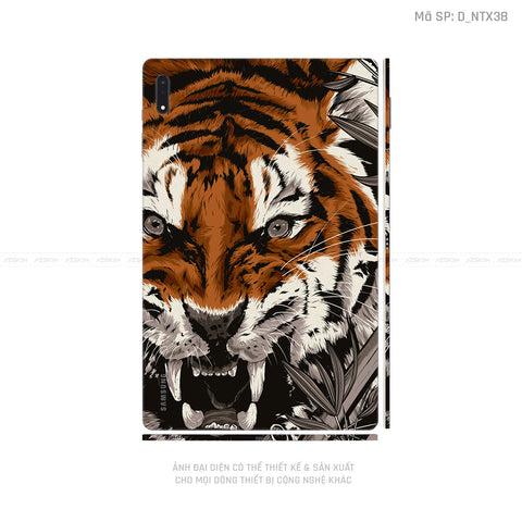 Dán Skin Galaxy Tab S9 Series Hình Tattoo Hổ - Sói | D_NTX38