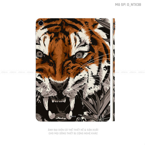 Dán Skin IPad Mini Series Hình Tattoo Hổ - Sói | D_NTX38