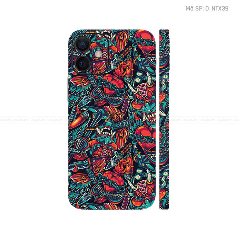 Dán Skin IPhone 12 Series Hình Họa Tiết | D_NTX39