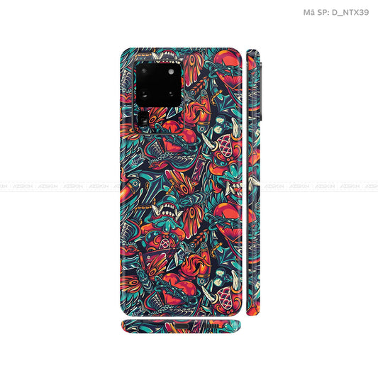 Dán Skin Galaxy S20 Series Hình Nghệ Thuật Xăm Pattern - Họa Tiết | D_NTX39