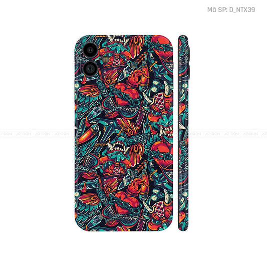 Dán Skin IPhone 11 Series Hình Nghệ Thuật Xăm | D_NTX39