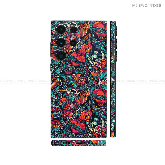 Dán Skin Samsung Galaxy S25 Series Chủ Đề Tattoo | D_NTX39