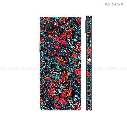 Dán Skin Điện Thoại Xiaomi Mix Fold Series Hình Nghệ Thuật Xăm | D_NTX39