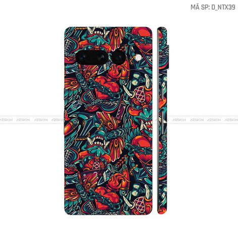 Dán Skin Google Pixel 8 Series Hình Nghệ Thuật Xăm | D_NTX39