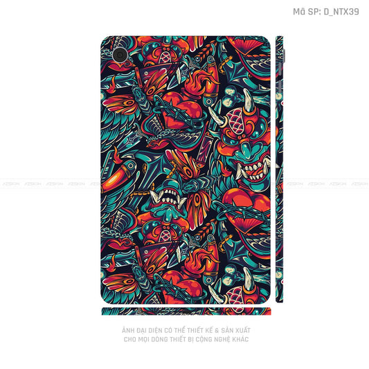 Dán Skin Máy Tính Bảng Oppo Pad Series Hình Tattoo Pattern - Họa Tiết | D_NTX39
