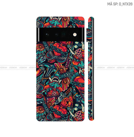 Dán Skin Google Pixel 6 Series Hình Nghệ Thuật Xăm | D_NTX39