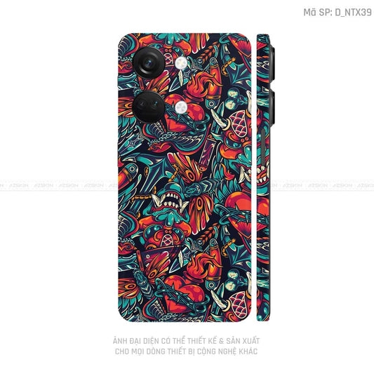 Dán Skin Oneplus Nord Series Hình Nghệ Thuật Xăm | D_NTX39