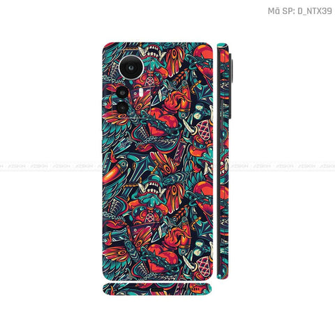 Dán Skin Xiaomi 12 Series Hình Tattoo | D_NTX39