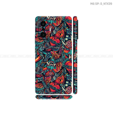Dán Skin Xiaomi 11 Series Hình Tattoo | D_NTX39