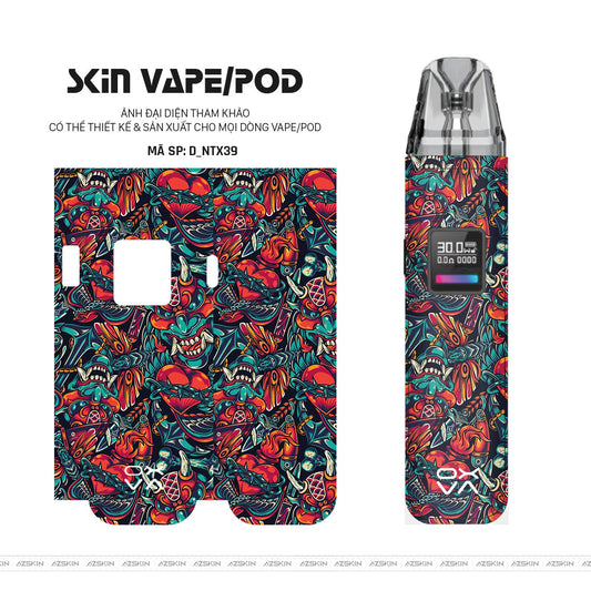 Dán Skin Pod Hình Nghệ Thuật Xăm | D_NTX39