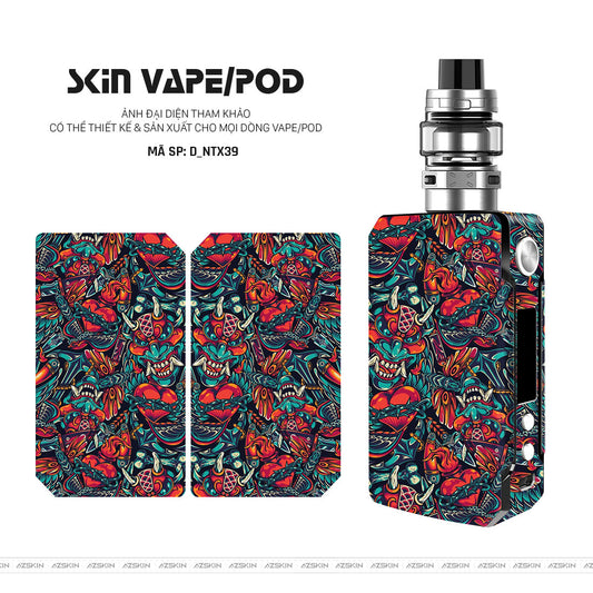 Dán Skin Vape Hình Họa Tiết | D_NTX39
