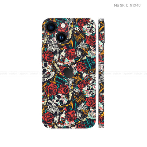 Dán Skin IPhone 13 Series Hình Xăm Họa Tiết | D_NTX40
