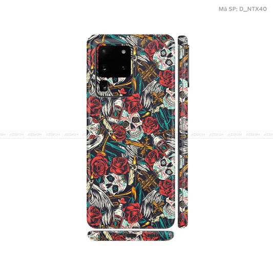 Dán Skin Galaxy S20 Series Hình Nghệ Thuật Xăm Pattern - Họa Tiết | D_NTX40