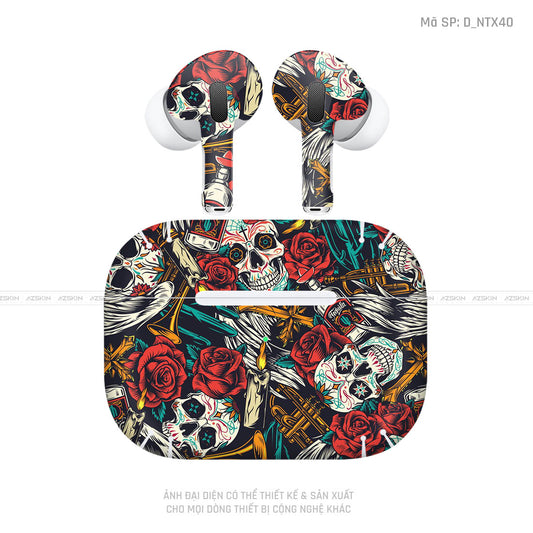 Dán Skin Tai Nghe Airpod 3 Hình Họa Tiết Xăm | D_NTX40