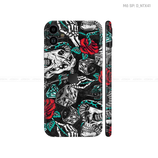 Dán Skin IPhone 11 Series Hình Nghệ Thuật Xăm | D_NTX41