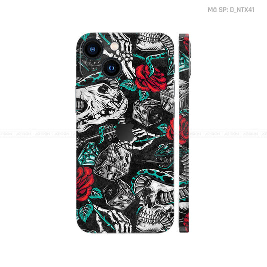Dán Skin IPhone 14 Series Hình Nghệ Thuật Xăm | D_NTX41