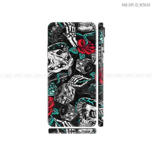 Dán Skin Xiaomi Redmi Note 11 Series Hình Tattoo | D_NTX41