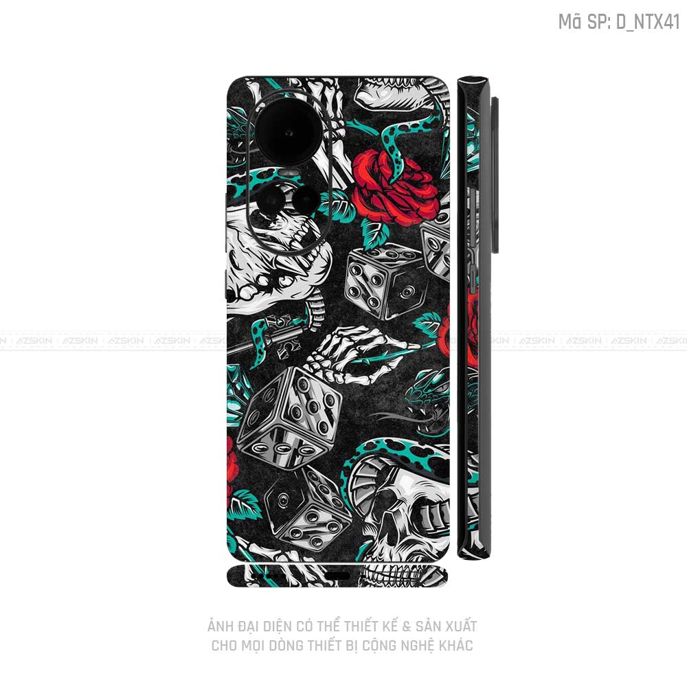 Dán Skin Điện Thoại OPPO Reno Series Hình Nghệ Thuật Xăm | D_NTX41