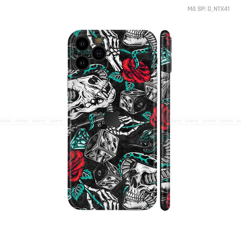 Dán Skin IPhone 11 Series Hình Nghệ Thuật Xăm | D_NTX41