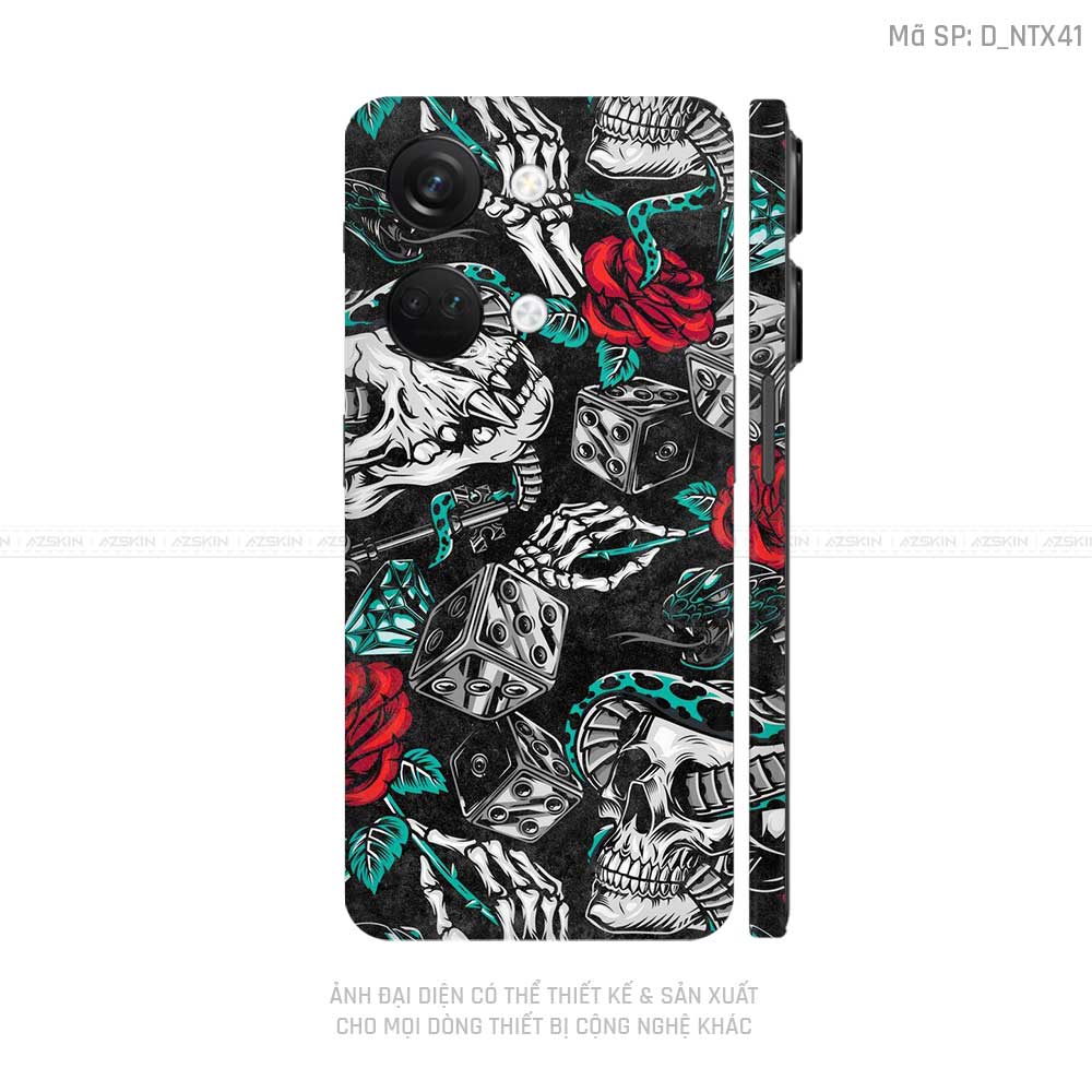 Dán Skin Oneplus Nord Series Hình Nghệ Thuật Xăm | D_NTX41