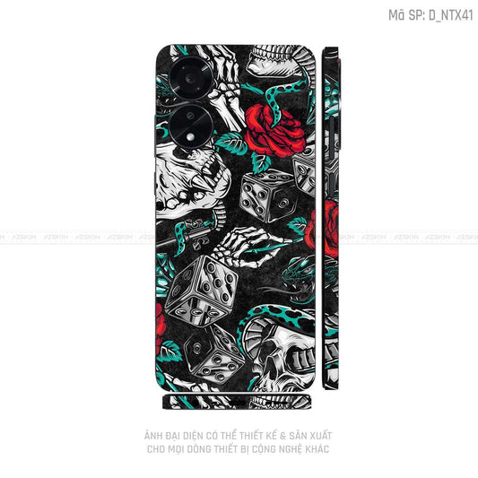 Miếng Dán Skin Điện Thoại OPPO A Series Hình Tattoo | D_NTX41