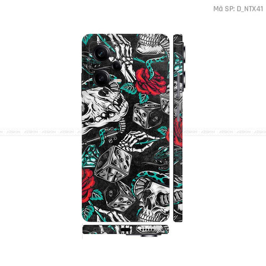 Dán Skin Xiaomi Redmi Note 12 Series Hình Tattoo | D_NTX41