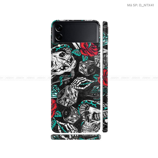 Dán Skin Galaxy Zflip4 Hình Họa Tiết Xăm | D_NTX41
