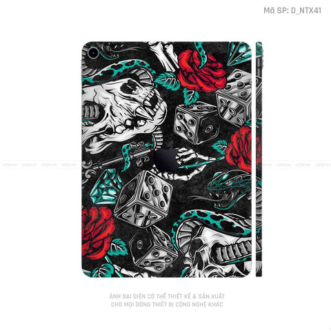 Dán Skin IPad Mini Series Hình Tattoo Pattern - Họa Tiết | D_NTX41