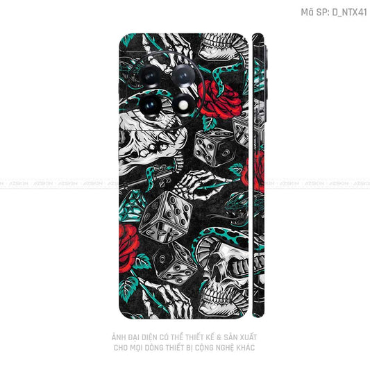 Dán Skin Oneplus Ace Series Hình Nghệ Thuật Xăm | D_NTX41