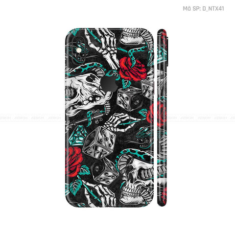 Dán Skin IPhone X Series Hình Nghệ Thuật Xăm | D_NTX41