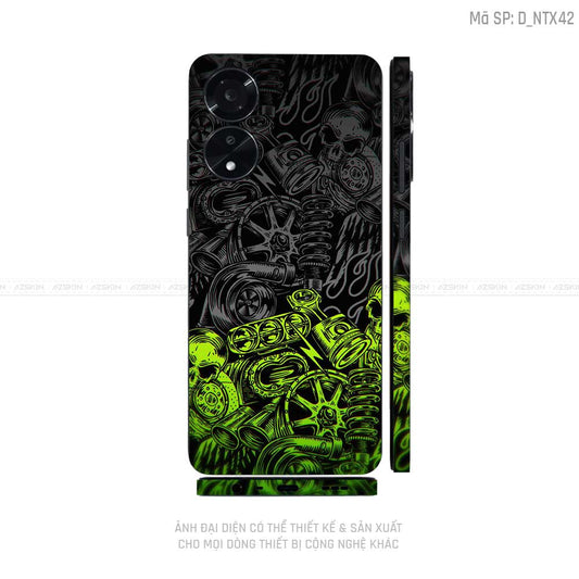 Miếng Dán Skin Điện Thoại OPPO A Series Hình Tattoo | D_NTX42