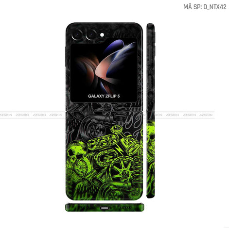 Dán Skin Galaxy Z Flip5 Hình Nghệ Thuật Xăm | D_NTX42