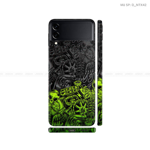 Dán Skin Galaxy Zflip4 Hình Họa Tiết Xăm | D_NTX42