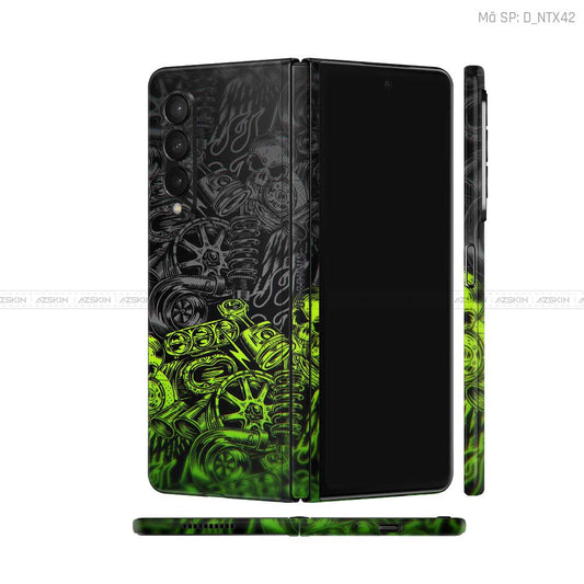 Dán Skin Galaxy Z Fold3 Hình Họa Tiết Xăm | D_NTX42