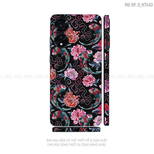 Miếng Dán Skin Điện Thoại OPPO A Series Hình Tattoo | D_NTX43