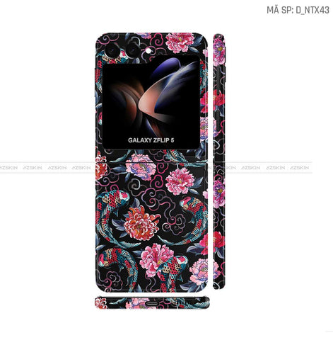 Dán Skin Galaxy Z Flip5 Hình Nghệ Thuật Xăm | D_NTX43