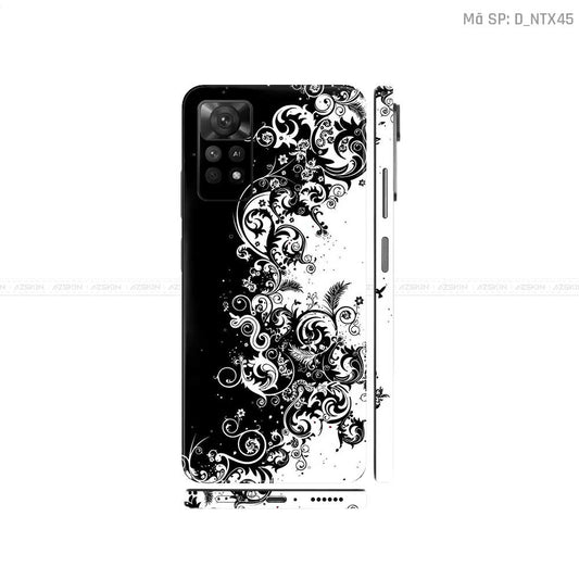 Dán Skin Xiaomi Redmi Note 11 Series Hình Tattoo | D_NTX45