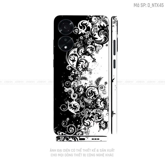Miếng Dán Skin Điện Thoại OPPO A Series Hình Tattoo | D_NTX45