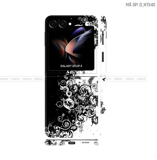 Dán Skin Galaxy Z Flip 7 Hình Nghệ Thuật Xăm | D_NTX45