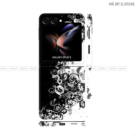 Dán Skin Galaxy Z Flip5 Hình Nghệ Thuật Xăm | D_NTX45