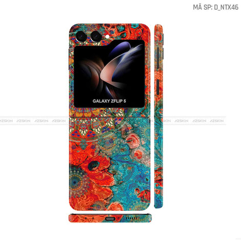 Dán Skin Galaxy Z Flip5 Hình Nghệ Thuật Xăm | D_NTX46