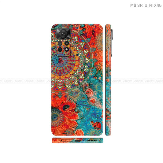 Dán Skin Xiaomi Redmi Note 11 Series Hình Tattoo | D_NTX46