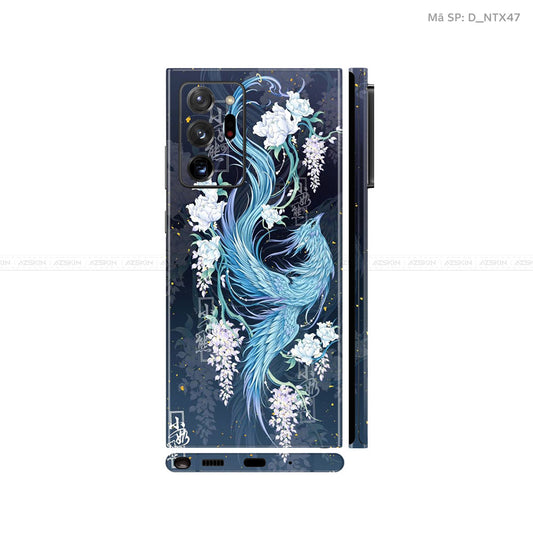 Dán Skin Galaxy Note 20 Series Hình Nghệ Thuật Xăm Hạc - Phượng | D_NTX47