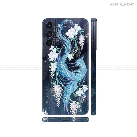 Dán Skin Galaxy S22 Series Hình Hạc - Phượng | D_NTX47