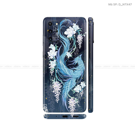 Dán Skin Galaxy S20 Series Hình Nghệ Thuật Xăm Hạc - Phượng | D_NTX47